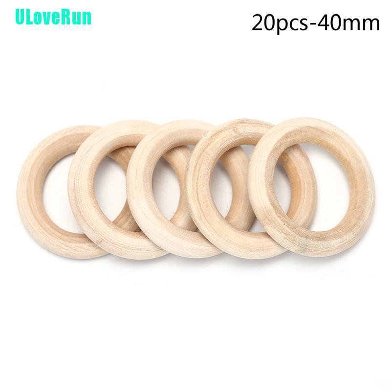 1 Túi Hạt Gỗ Tròn Tự Nhiên Dùng Làm Trang Sức DIY