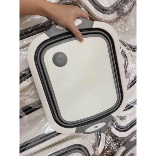 Chậu Kèm Thớt 2in1 Gấp Gọn Siêu Tiện Lợi