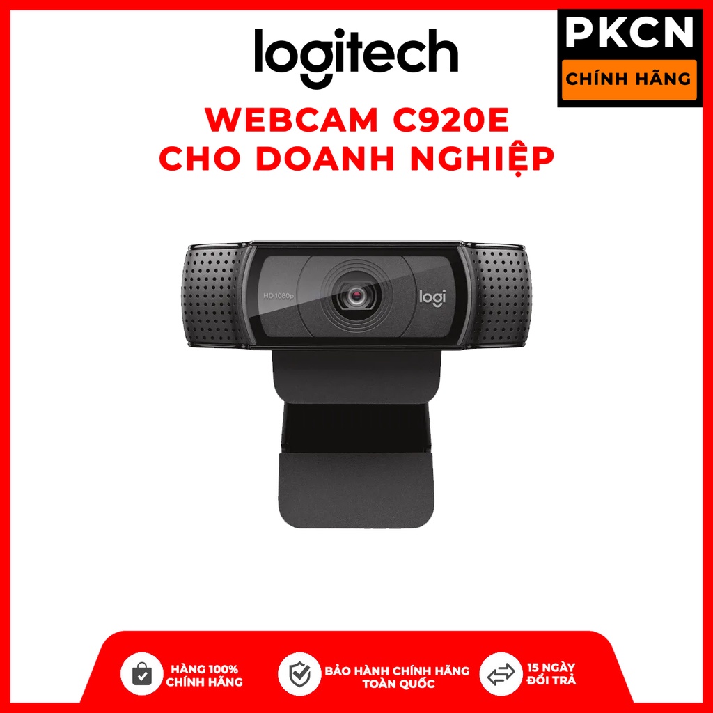 Webcam Logitech C920e FullHD 1080p dành cho doanh nghiệp