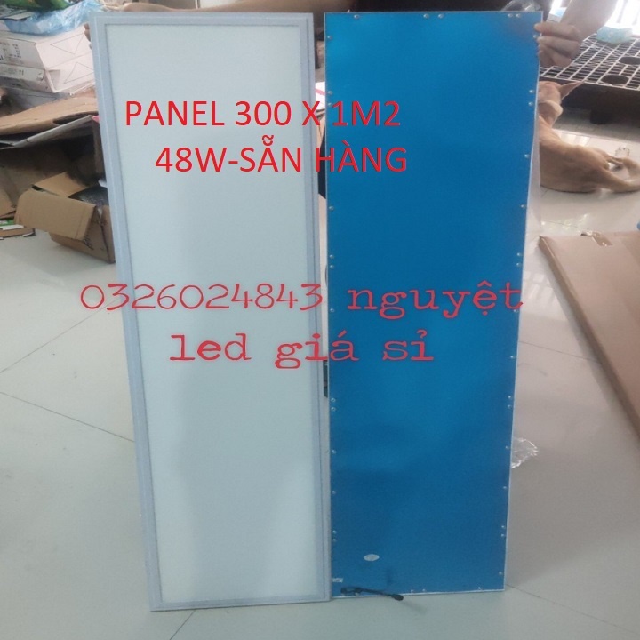 Đèn led panel 300x1200 48w ốp nổi trần- Đèn ốp nổi trần 300x1200 hàng mỏng đẹp