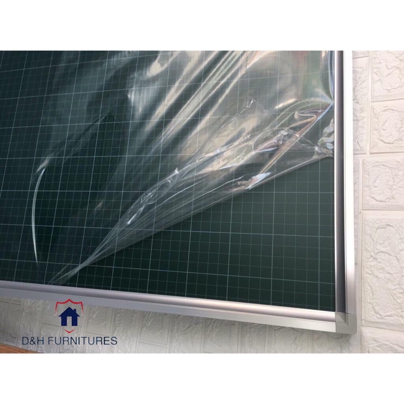 Bảng từ xanh kẻ ô li viết phấn, mặt bảng mịn viết ăn phấn- D&H Furnitures