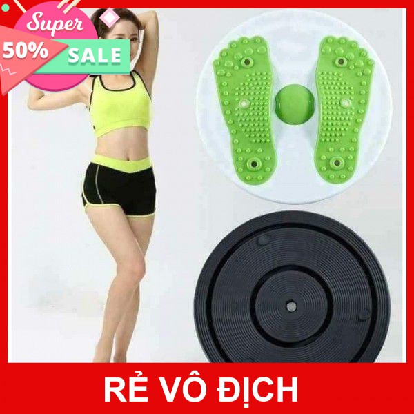 [Hot]-DỤNG CỤ XOAY EO MASSAGE CHÂN 2IN1
