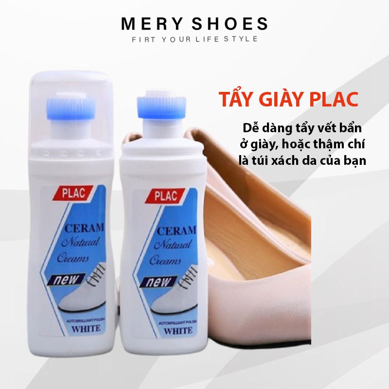 Tẩy trắng giày PLAC Loại 1 sai hoàn tiền - Mery Shoes