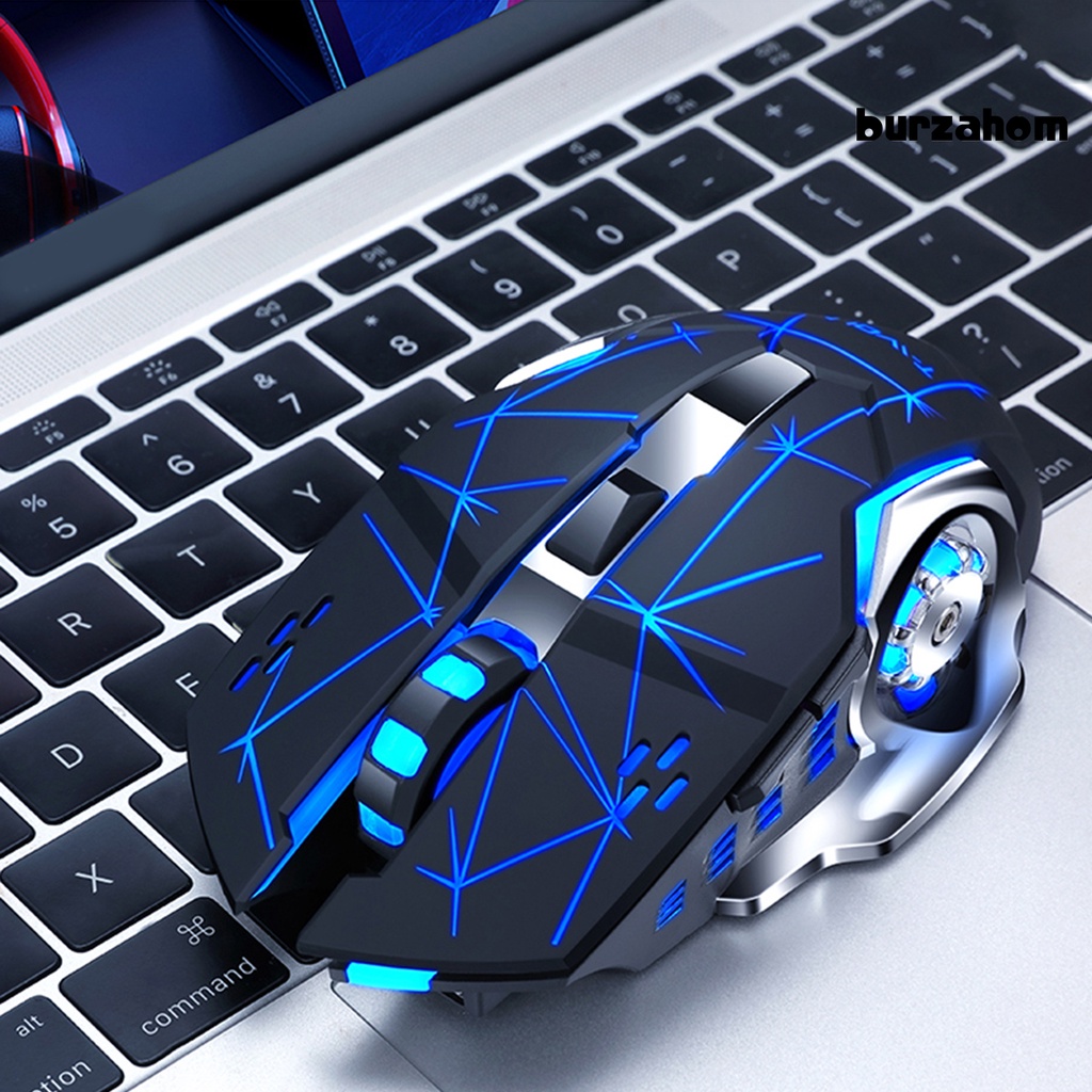 Chuột không dây Q13B 2.4G 2400DPI 6 Nút Có Thể Sạc Lại Kết Nối Bluetooth