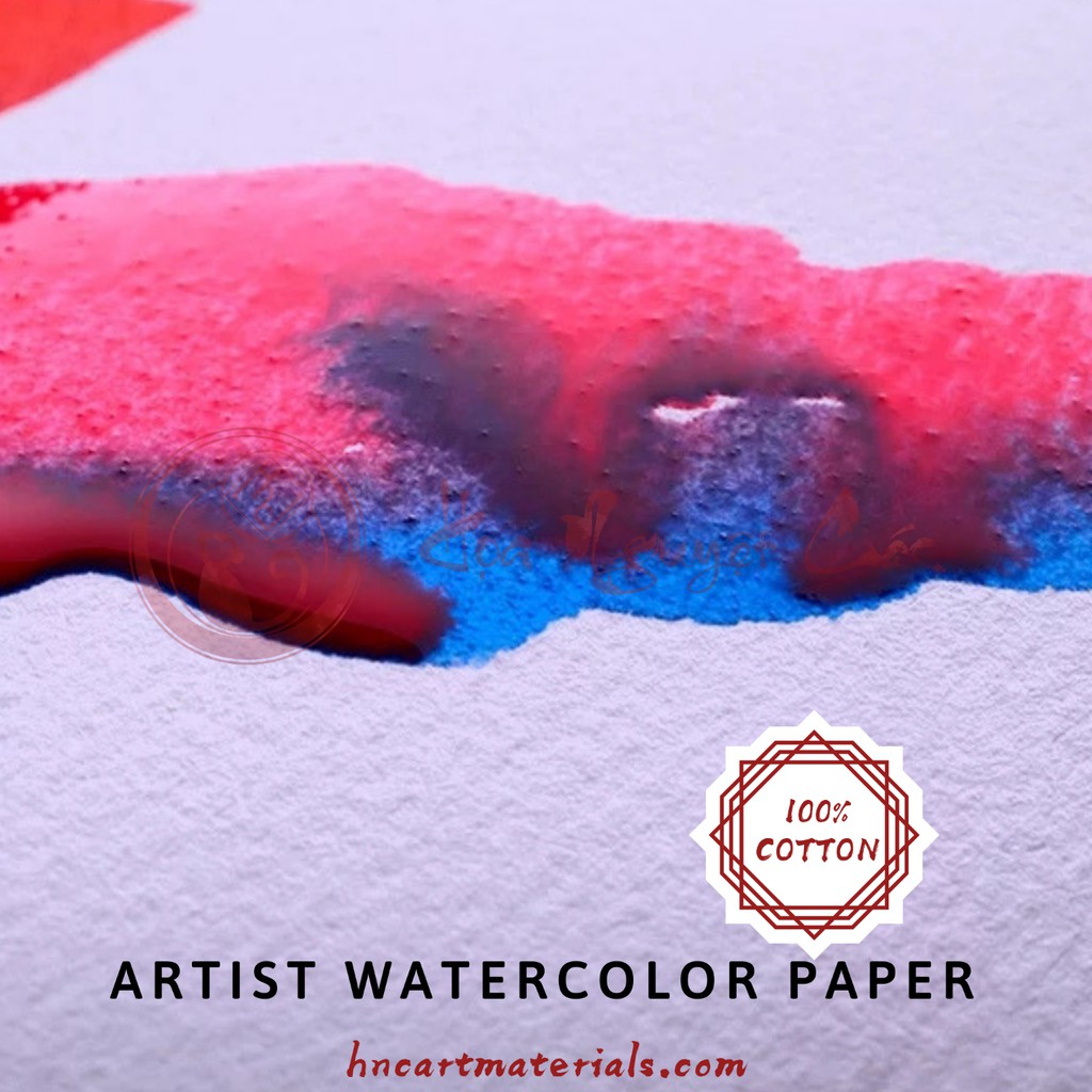 Baohong giấy vẽ màu nước cao cấp 100% cotton artist chính hãng - ảnh sản phẩm 6