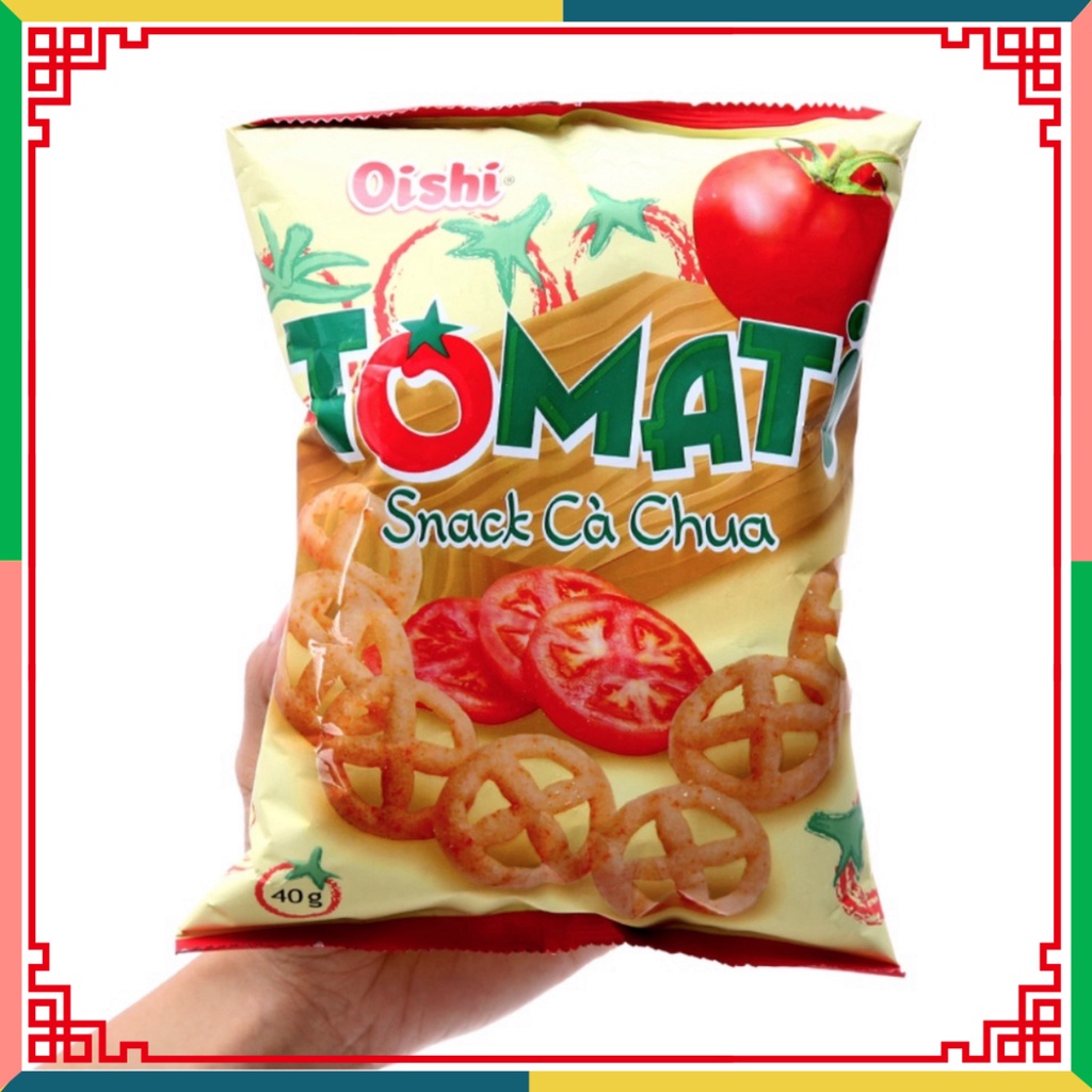 Bim Bim Snack quả cà chua Oishi gói 40g ( Đại lý Ngọc Toản)