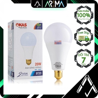 Bóng đèn led arima okas 3w-20w, ánh sáng trắng, bảo hành 12 tháng