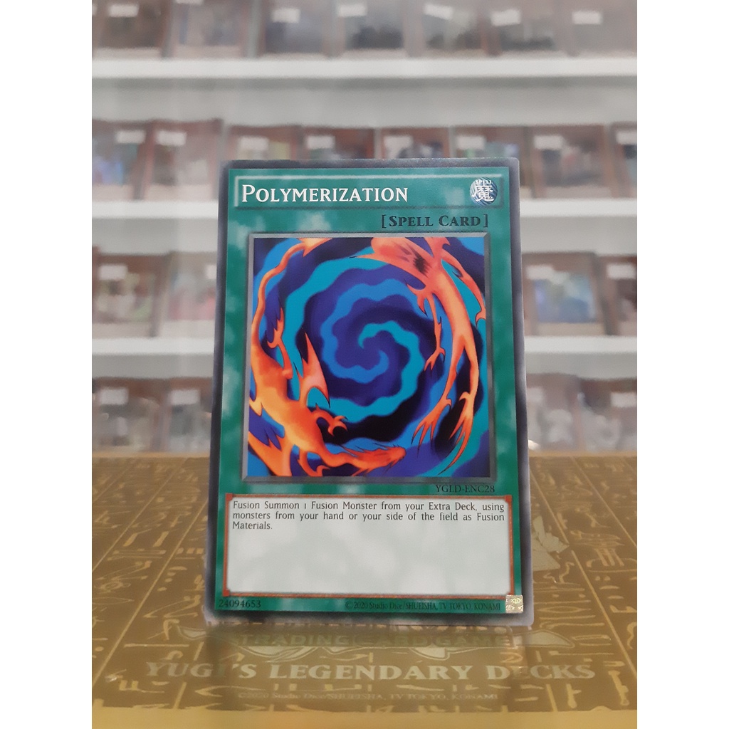 Thẻ Bài YugiOh! Mã YGLD-ENC28 - Polymerization - Common - Unlimited