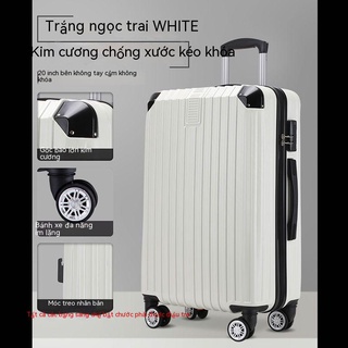Cardinal cá sấu khung nhôm vali xe đẩy nữ vali mật khẩu nam hành lý du lịch 26 học sinh 24 vali 20 inch