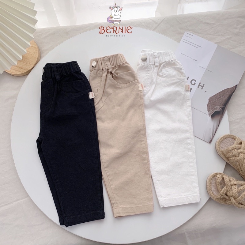 Quần baggy kaki linen xuất hàn bé trai-MS73