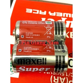Pin C Maxell Super Power ACE red
