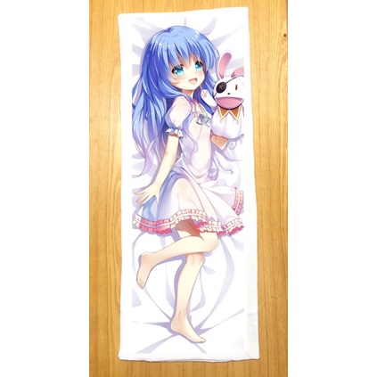 Gối ôm ngủ Yoshino Date A live dài 40cm x 1m ruột bông