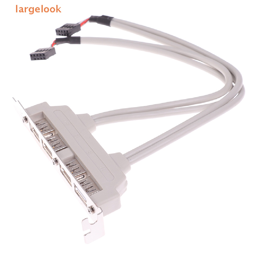 Dây Cáp Nối Dài 4 Cổng USB 2.0-9 Pin Chuyên Dụng Cho Bảng Điều Khiển Máy Tính