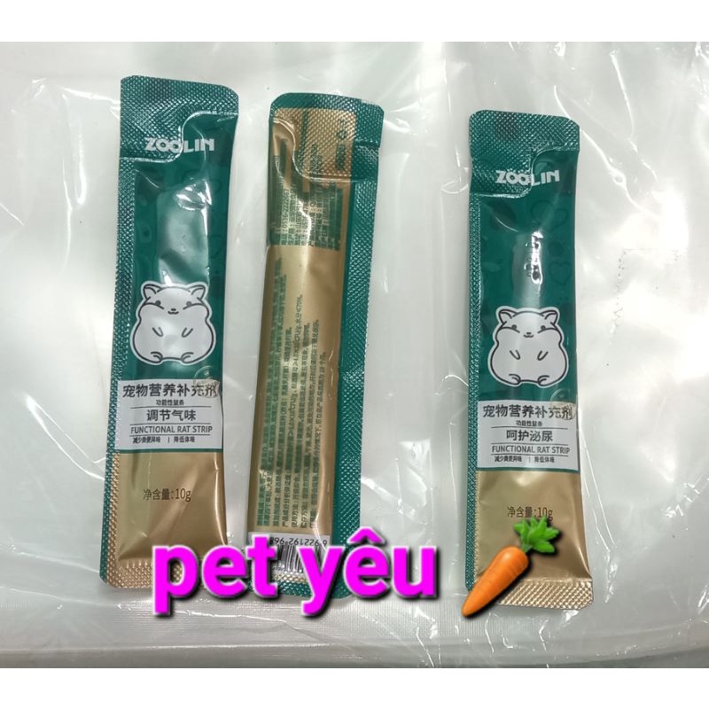 Súp thưởng hamster thức ăn hamster Freeship Mới 100% bồi bổ giúp hamster mập.mạp