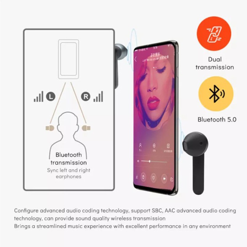 Tai Nghe Bluetooth 5.0 Không Dây Wili Jbl Tune 220 Tws