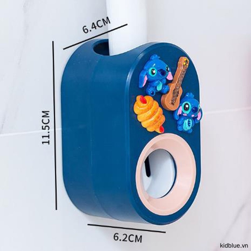 Dụng Cụ Nặn Kem Đánh Răng Tự Động Gắn Tường Hình Hoạt Hình Dễ Thương Cho Phòng Tắm