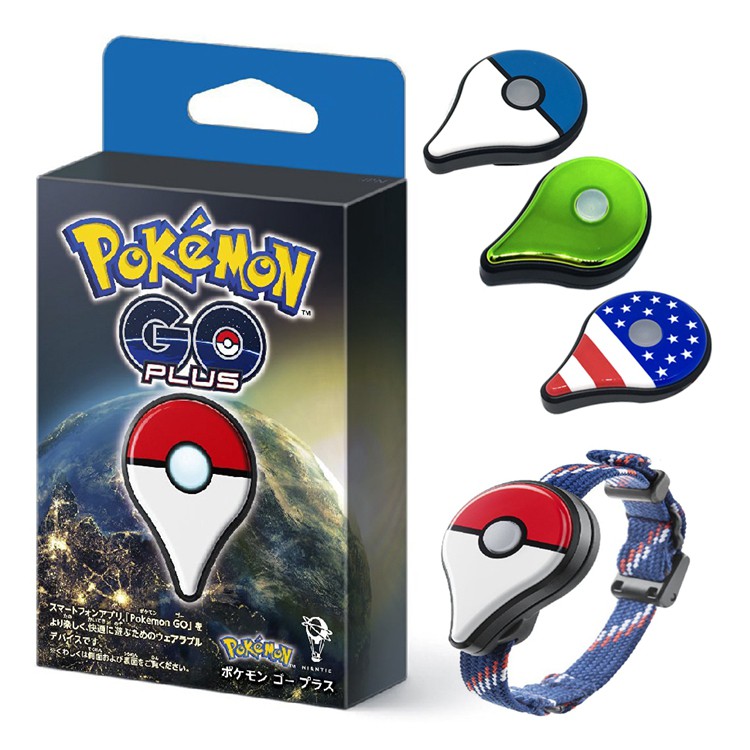 Thiết bị đeo tay chơi game Pokemon Go Plus kết nối Bluetooth ( US )