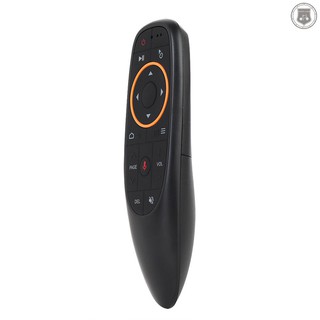 ☞[ready stock]G10 2.4GHz Wireless Remote Control with USB Receiver Voice Control for Android TV Box PC Laptop Notebook Smart TV Blac