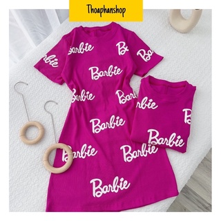 Đầm body hồng barbie tay ngắn