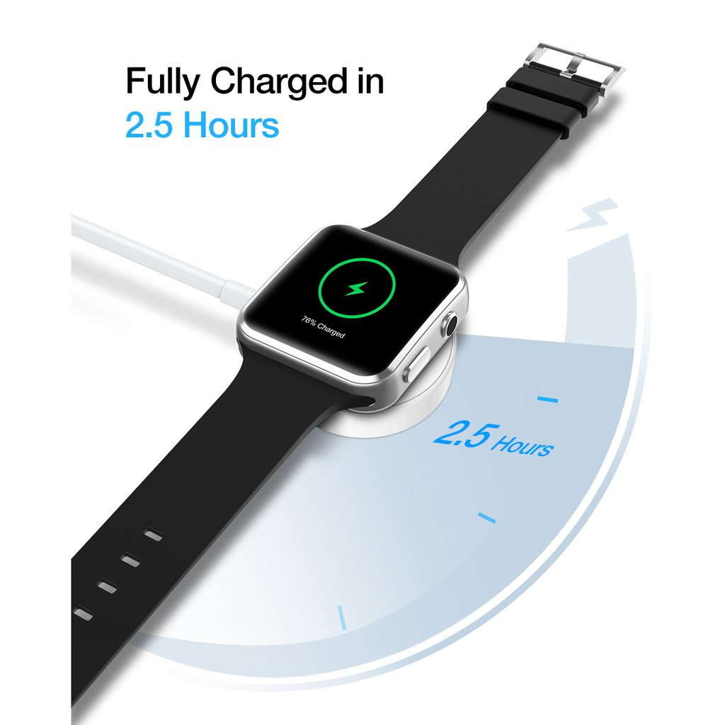 Đế Sạc Không Dây 100% Từ Tính Cho Apple Watch Series 1 2 3 4