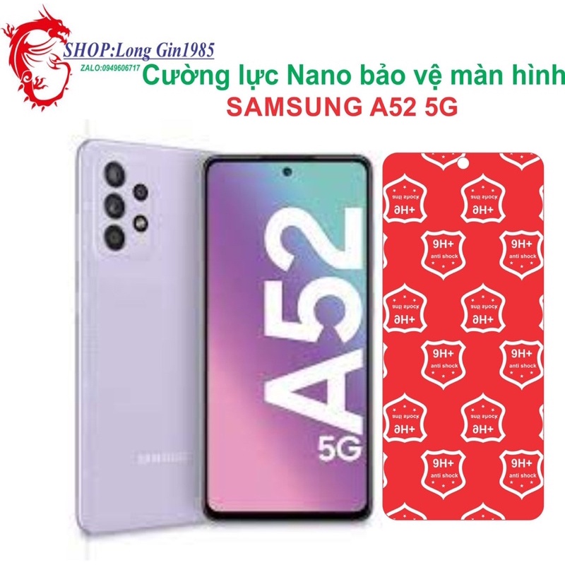 Samsung A52 5G Cường lực dẻo Nano chống va đập chống trầy xước