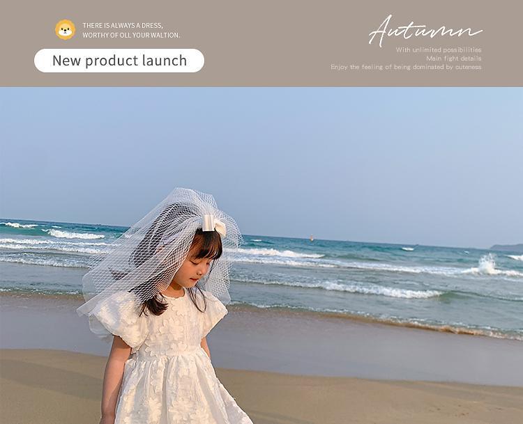 European Style Puffy Sleeve Princess Dress For Girls 2021