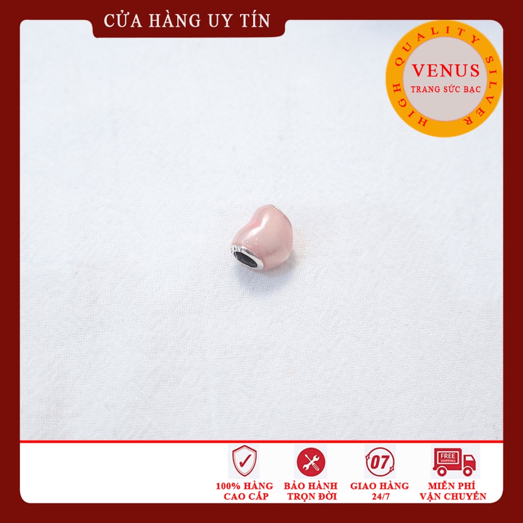 Tim trơn khảm trai hồng- Msp197