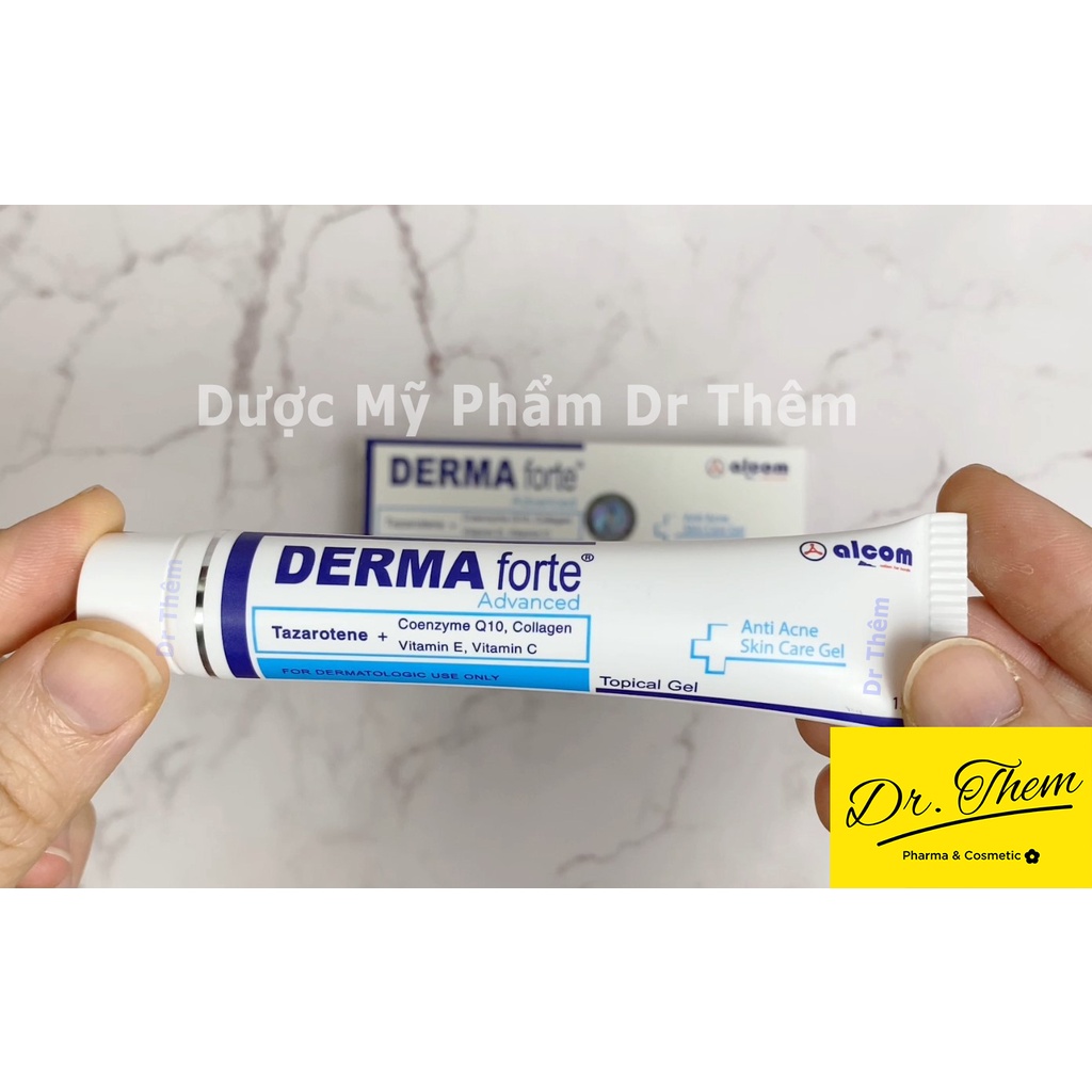 ✅[CHÍNH HÃNG] Derma Forte ADVANCED Gel 15g - MẪU MỚI - Giảm Mụn Trứng Cá, Ngừa Thâm, Mờ Sẹo, Dưỡng Da - Gamma Chemical