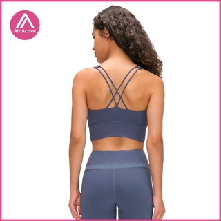 Áo ngực thể thao áo bra thể thao áo tập Dây đeo chéo vai Gym D19057 ST