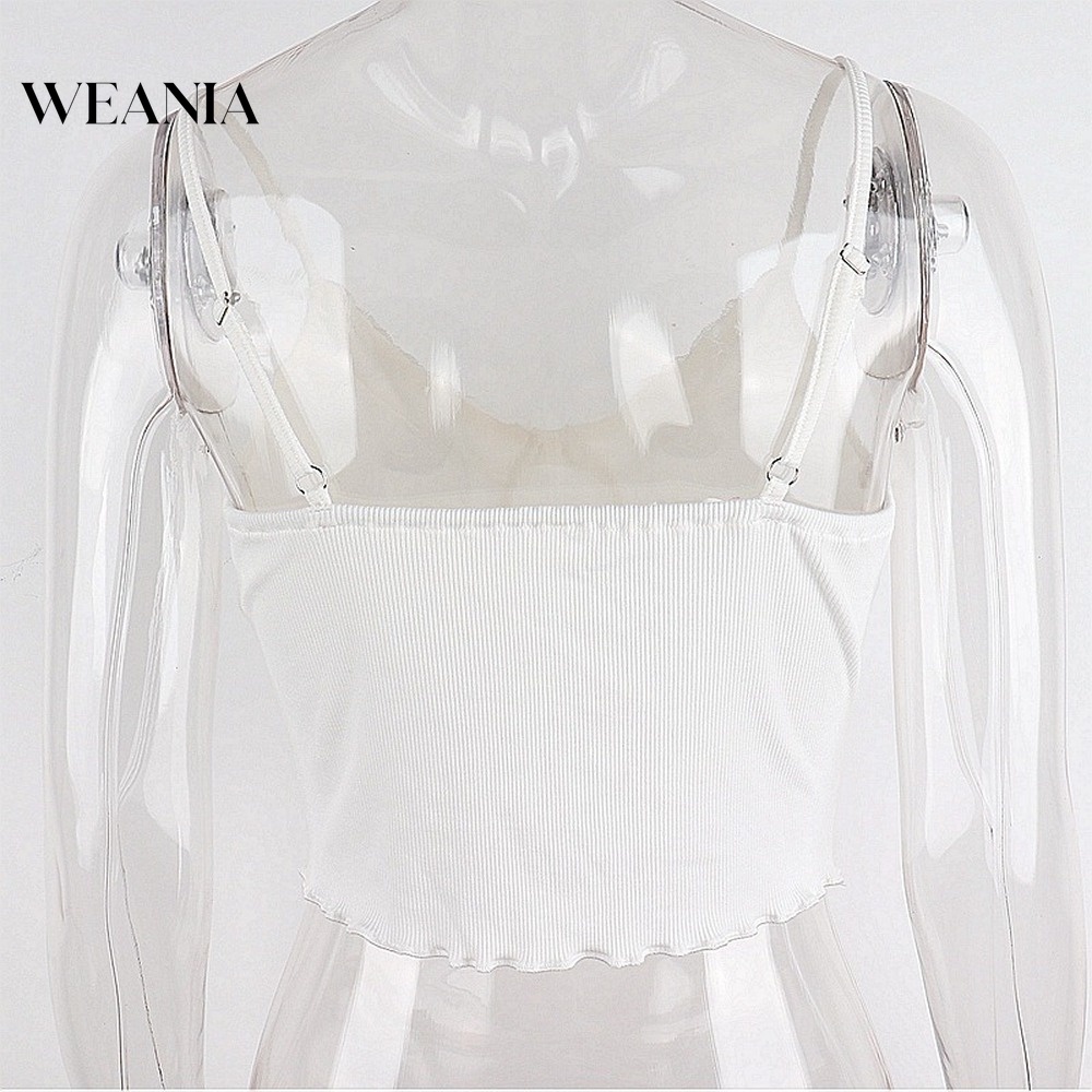 Set Áo Tank Top Hai Dây Phối Ren + Chân Váy Bút Chì Lưng Cao Thiết Kế Lệch Tà Quyến Rũ