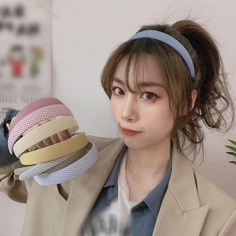 Băng Đô Vải Satin Màu Sắc Đa Dạng Phong Cách Nhật Bản