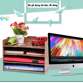 KỆ GỖ ĐỂ BÀN 4 TẦNG HOMEBI HB-KG02