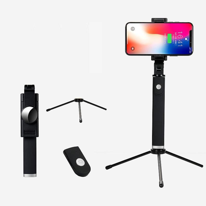 Gây Chụp Hình K09 Tripod Tự Sướng Selfie Bluetooth 3 in1 Remote Tháo Rời Chiều Dài Tối Đa 85cm