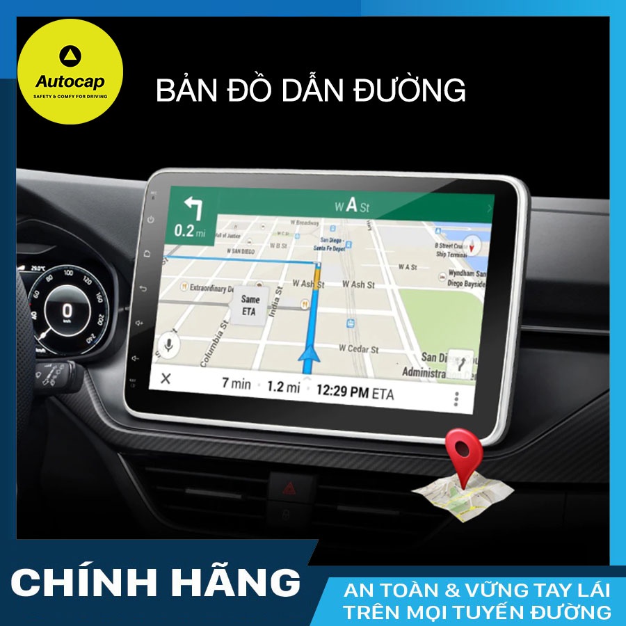 Màn hình S600 Android 1 DIN xoay 360 độ Wifi 4G dành cho xe ô tô