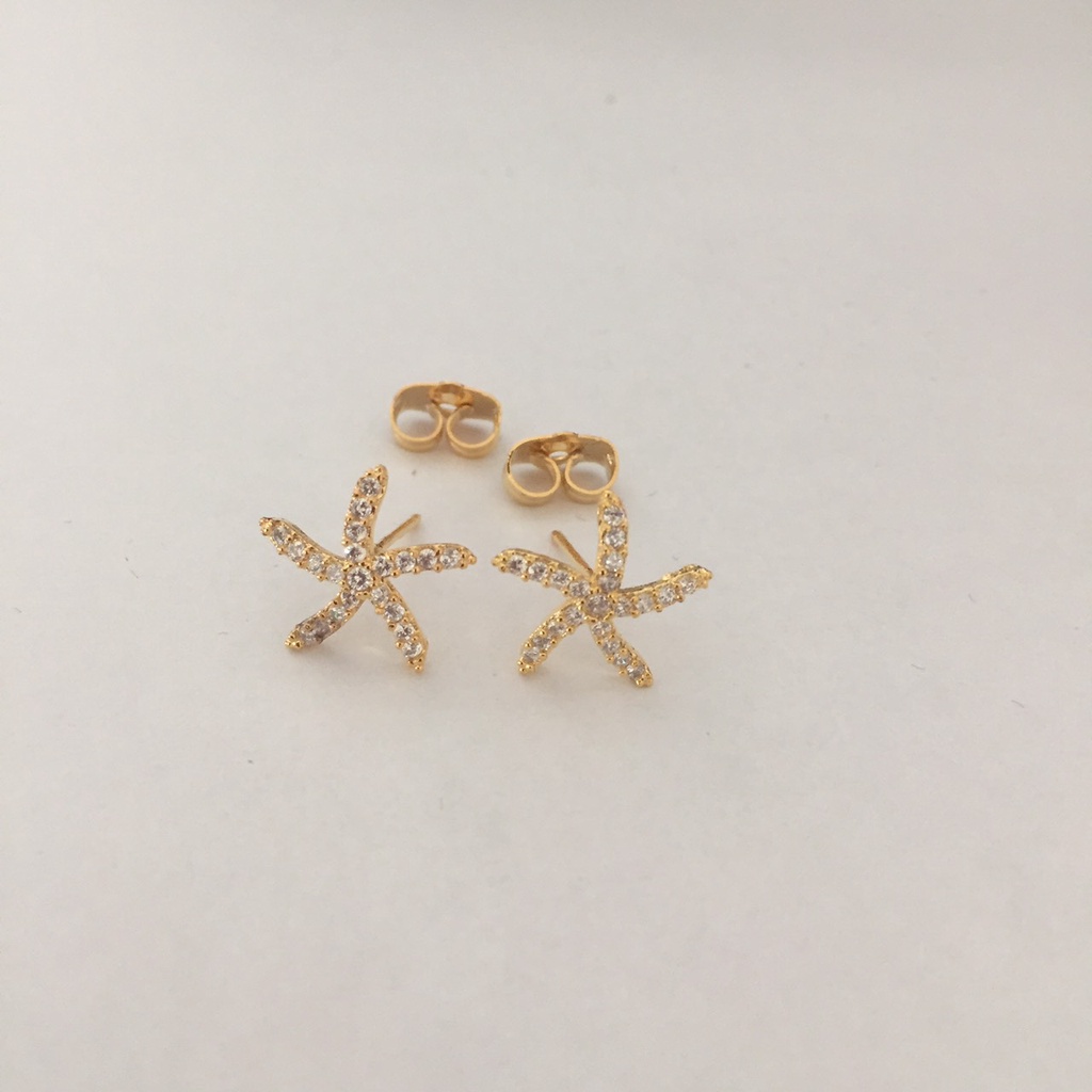 Bông Tai Đính Đá Đeo Sát Tai T364, Khuyên Tai Nụ Đá Namoo Jewelry
