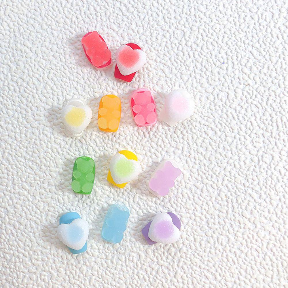 Phụ Kiện Trang Trí Móng Tay 3D DIY Hình Kẹo Gummy Đáng Yêu