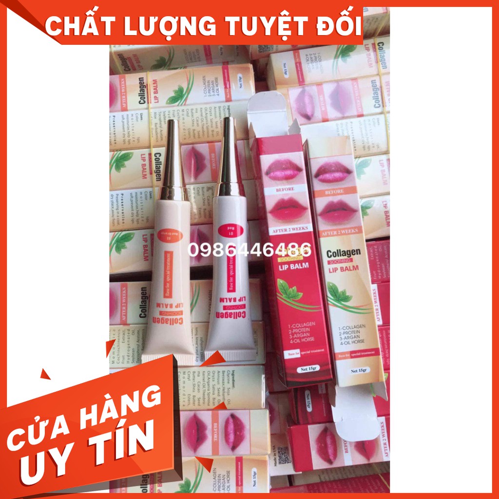 GIẢM GIÁ Dưỡng Môi Kích Màu - Son Dưỡng Kích Màu Collagen Lip Balm 15g