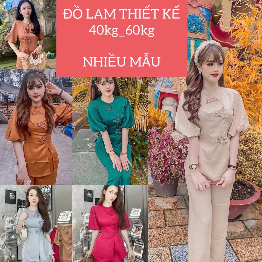 Đồ lam đi chùa thiết kế thanh lịch cao cấp, đồ phật tử freesize từ 40kg đến 60kg, đồ đi lễ chùa giá rẻ freeship