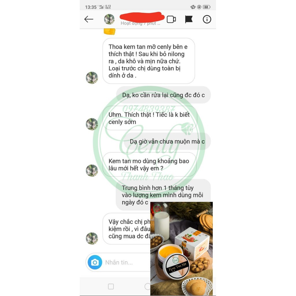 Kem Tan Mỡ Cenly | BigBuy360 - bigbuy360.vn