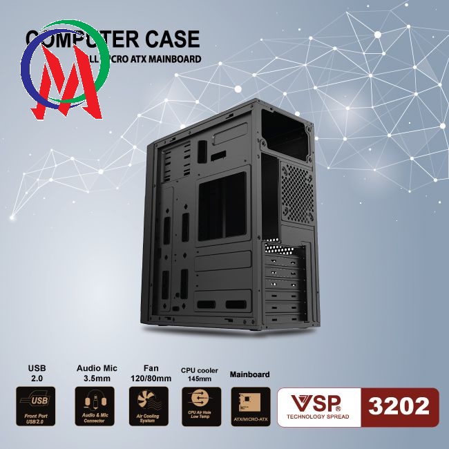 Vỏ máy tính Case VSP 3202