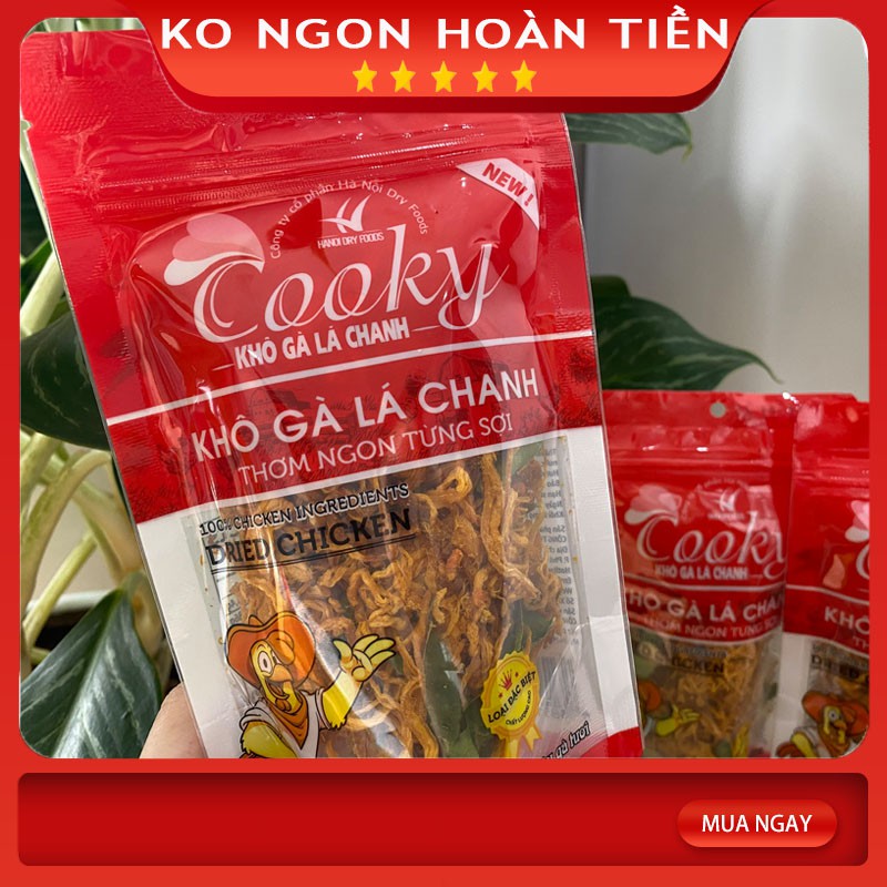 [Khô Gà loại 1] Khô gà lá chanh Cooky 70g - Khô gà lá chanh | BigBuy360 - bigbuy360.vn