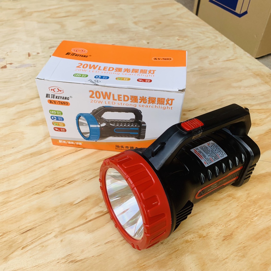 Đèn Pin Cầm Tay Bóng Led 20w Siêu Sáng KY 7693