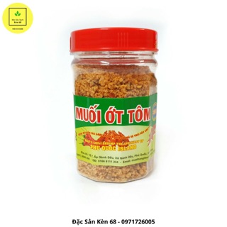Muối Ớt Tôm đặc sản Phú Quốc-thơm ngon đậm đà-hũ 120g