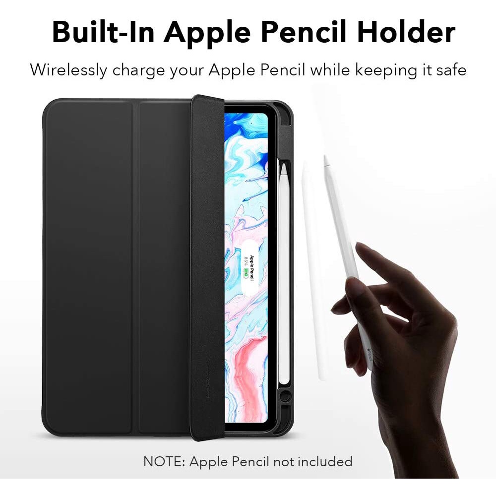 Bao Da Máy Tính Bảng Nắp Lật Nam Châm Thông Minh Có Ngăn Đựng Bút Cho iPad Air 5 2022 Air 10.9 2020