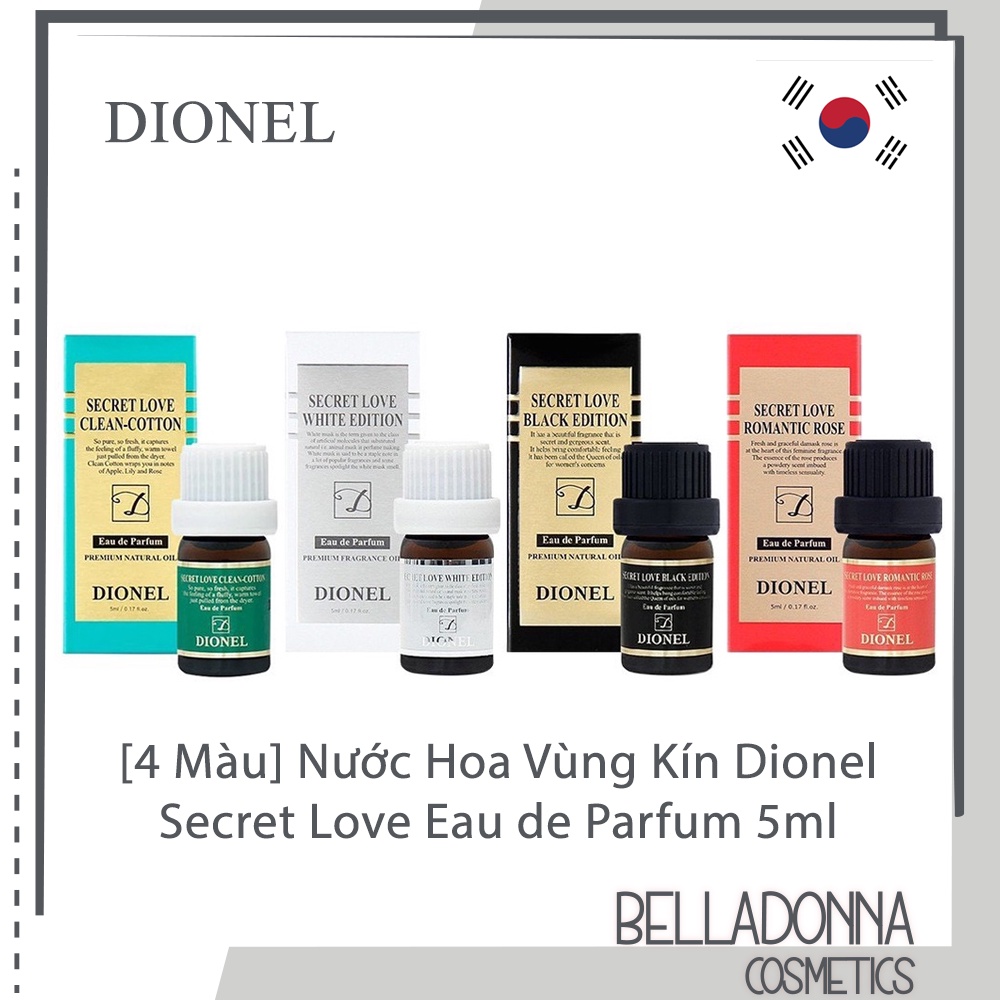 Nước Hoa Vùng Kín Dionel Secret Love Eau de Parfum 5ml