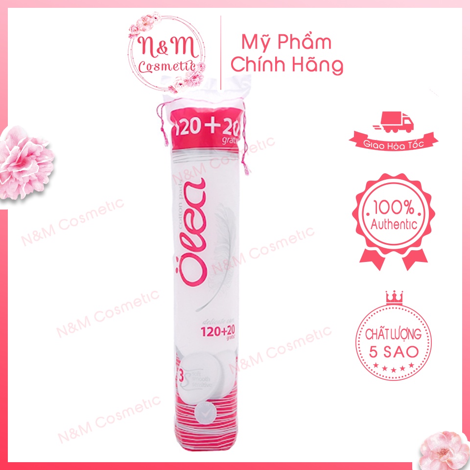 Bông Tẩy Trang Olea Cotton Pads 140 miếng