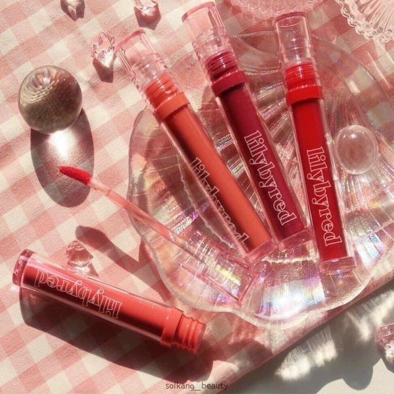 Son Tint LILYBYRED - Glassy Layer Fixing Tint - Son Bóng Lì 3.8g