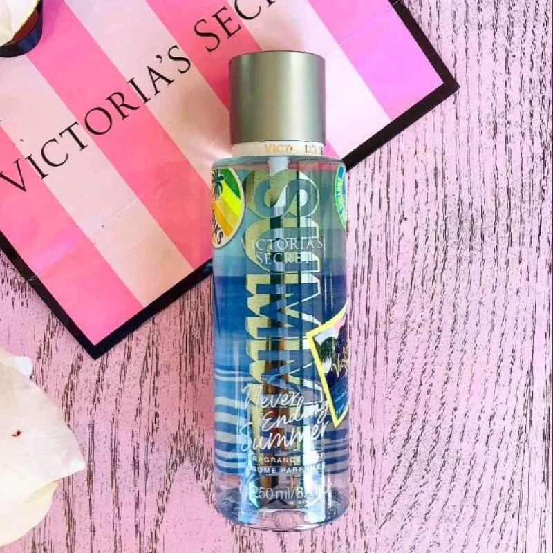 Body mist xịt thơm VSecret 250ml 𝐍𝐞𝐯𝐞𝐫 𝐄𝐧𝐝𝐢𝐧𝐠 𝐒𝐮𝐦𝐦𝐞𝐫
