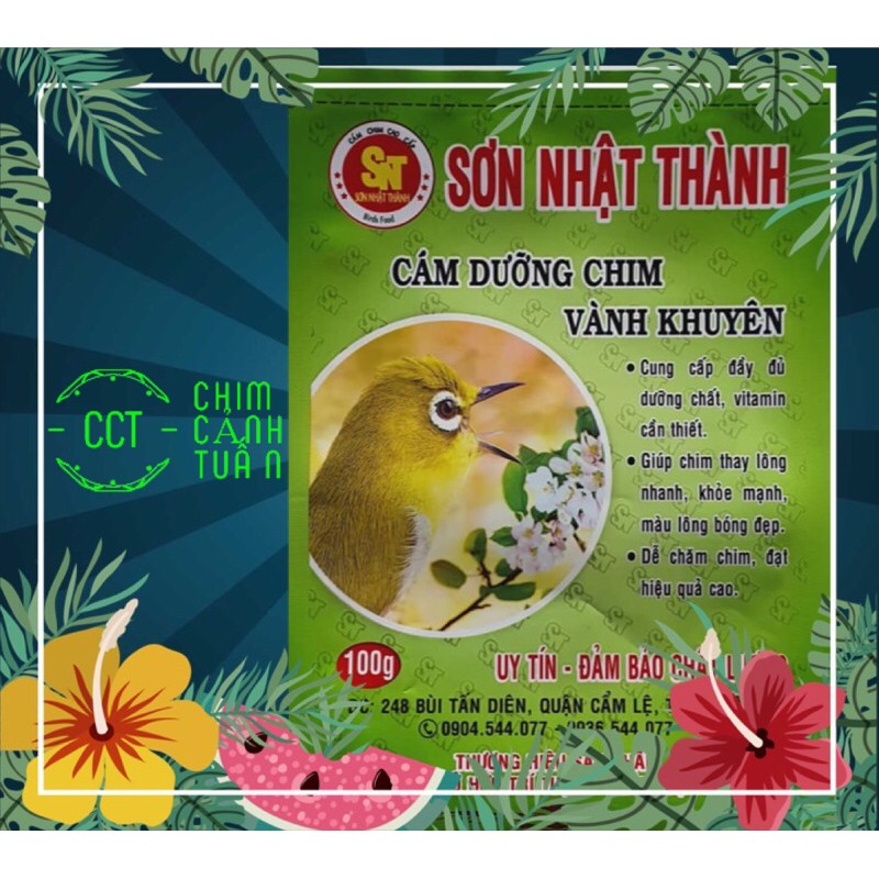 Cám chim khuyên Sơn Nhật Thành dưỡng - 100g - Thức ăn cho chim cao cấp