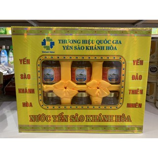 Hộp nước Yến sào Khánh Hoà SANEST ( hộp 6 lọ x 70ml)
